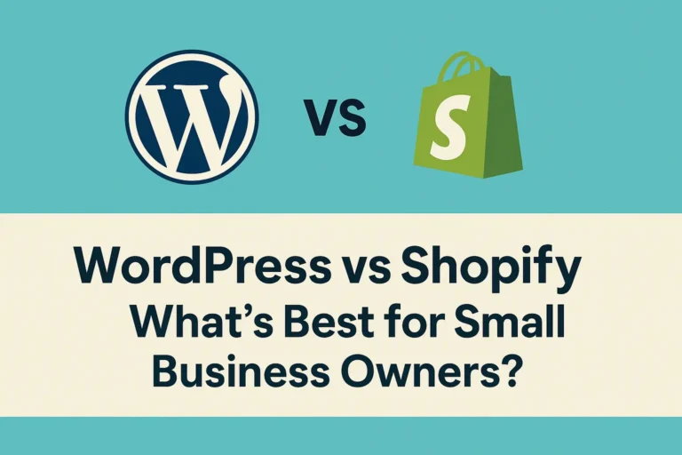 Image for WordPress vs shopify comprison