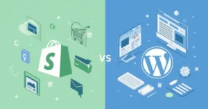 WordPress vs Shopify featured Image